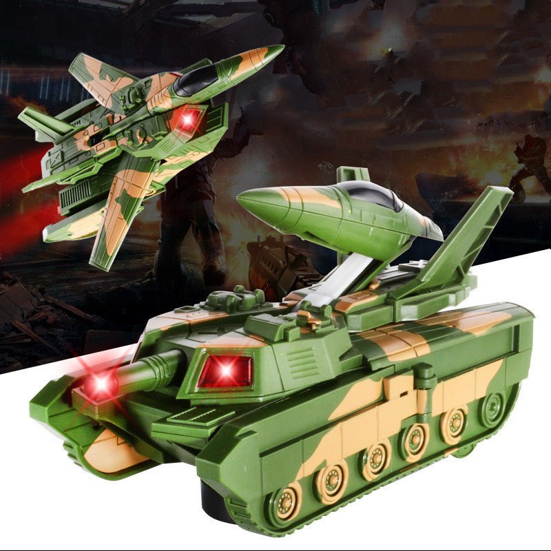 Electric Deformation Tank Car Voice Flash Military