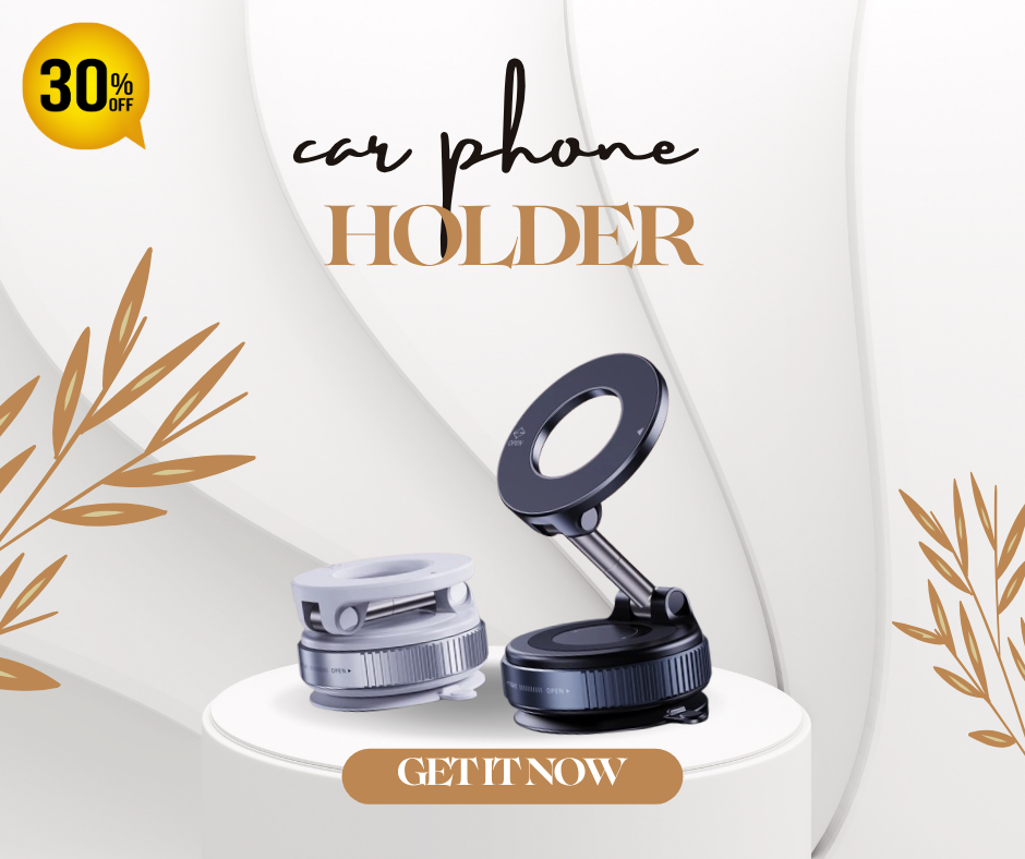 MagSafe Car Mount – 360° Magnetic Phone Holder