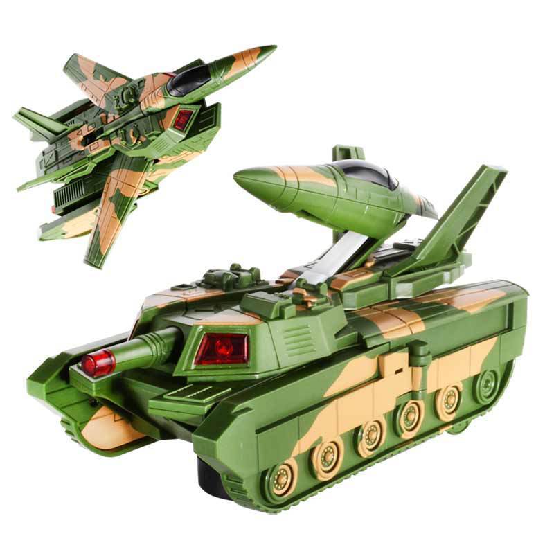 Electric Deformation Tank Car Voice Flash Military