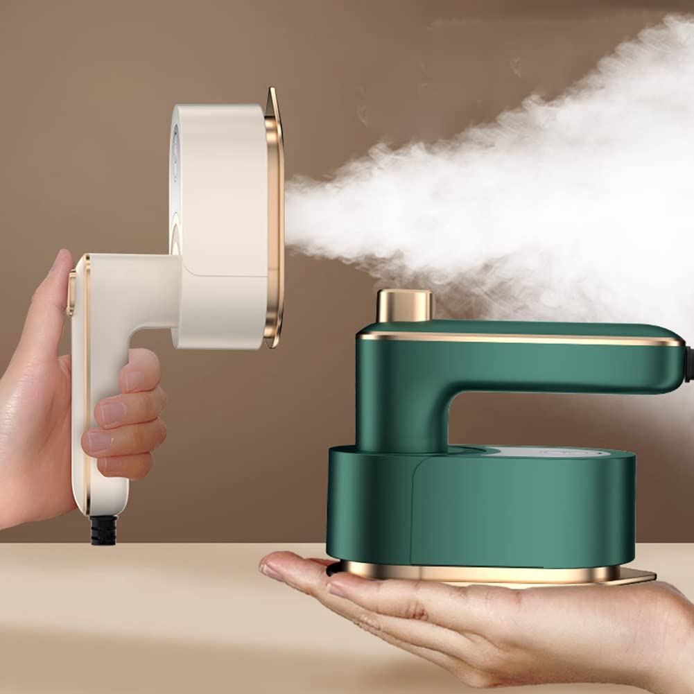 Foldable mini electric clothes iron for travel and home touch-ups — product view 2