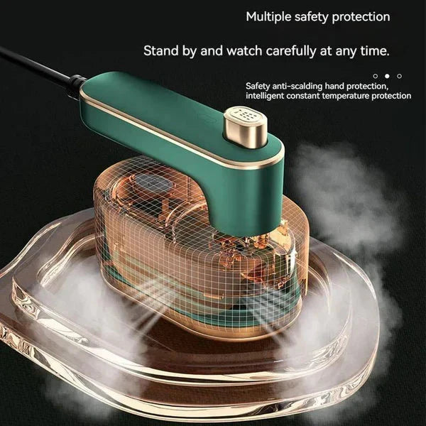 Foldable mini electric clothes iron for travel and home touch-ups — product view 4