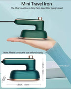 Foldable mini electric clothes iron for travel and home touch-ups — product view 7